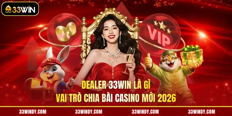 Dealer 33win Là Gì | Vai Trò Chia Bài Casino Mới 2026